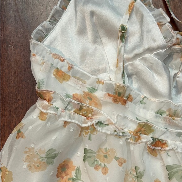 Majorelle Revolve Penny Dress in Misty Yellow, Ruffle Mini Dress, Size XXS - Picture 10 of 14